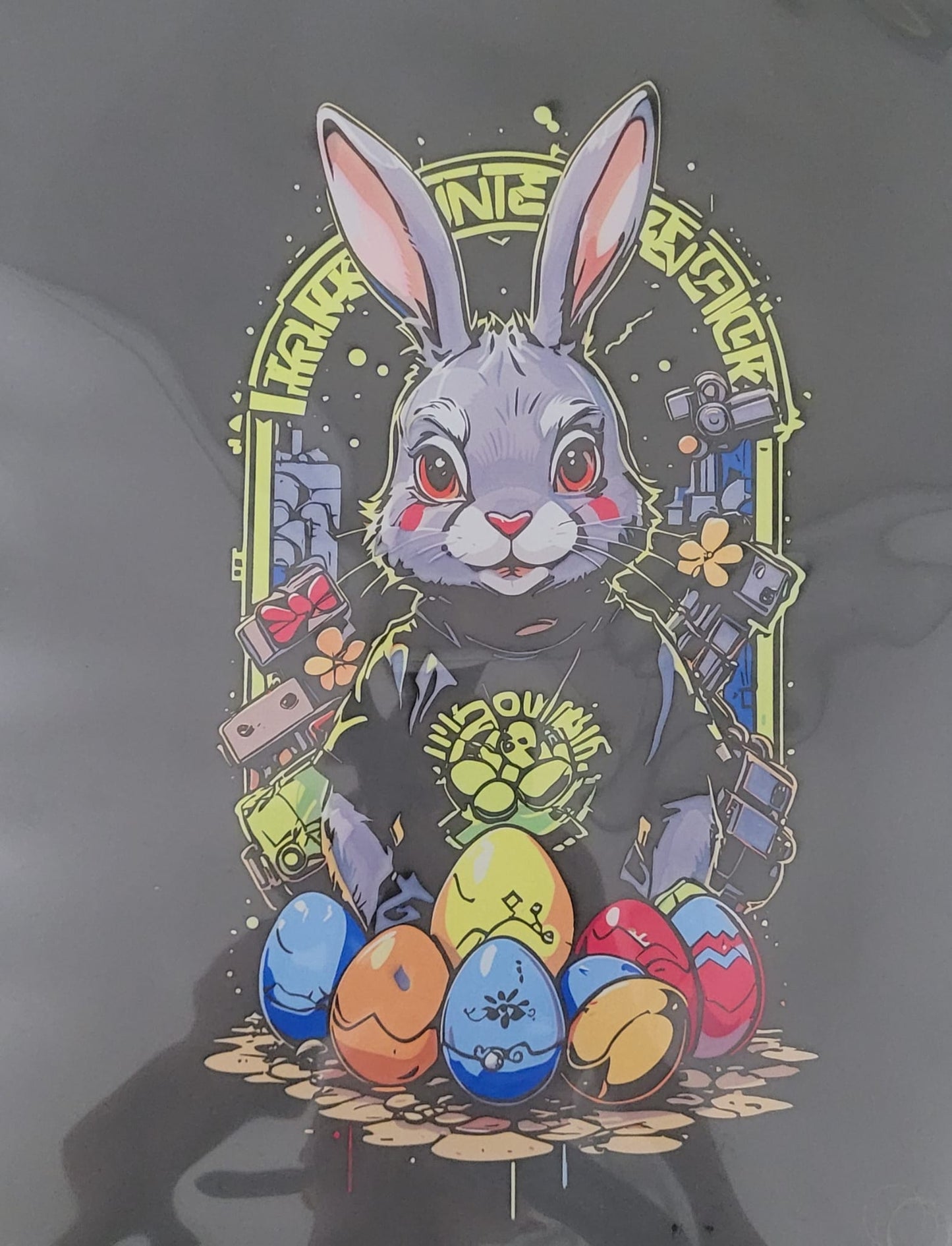 für schwarze T-Shirts Easter Bunny