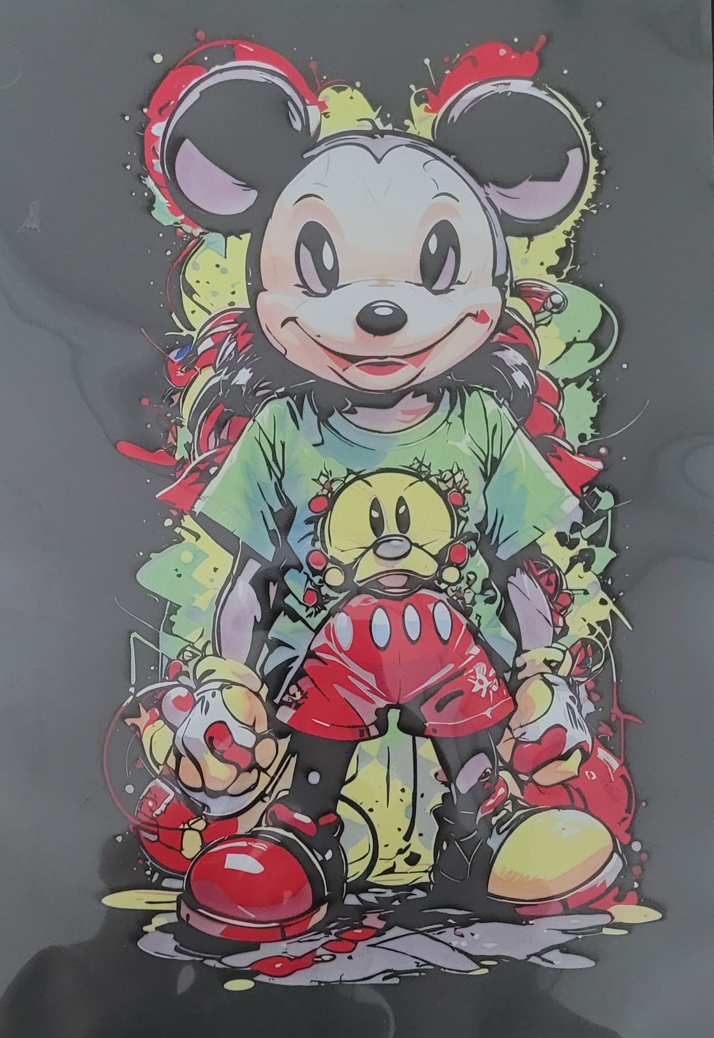 für schwarze T-Shirts Mouse