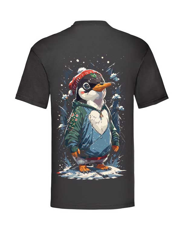 T-Shirt schwarz Penguin