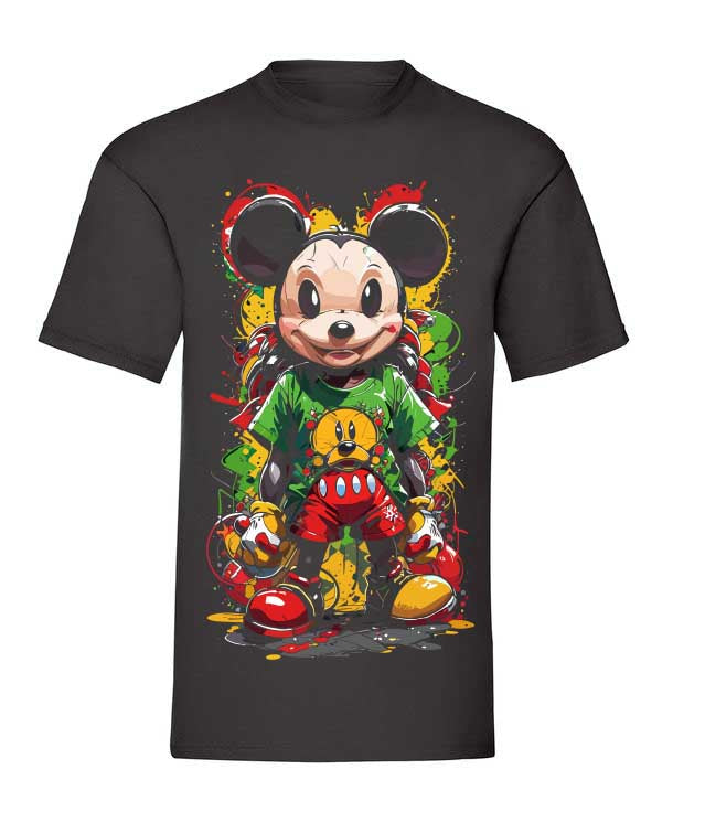 T-Shirt schwarz Mouse