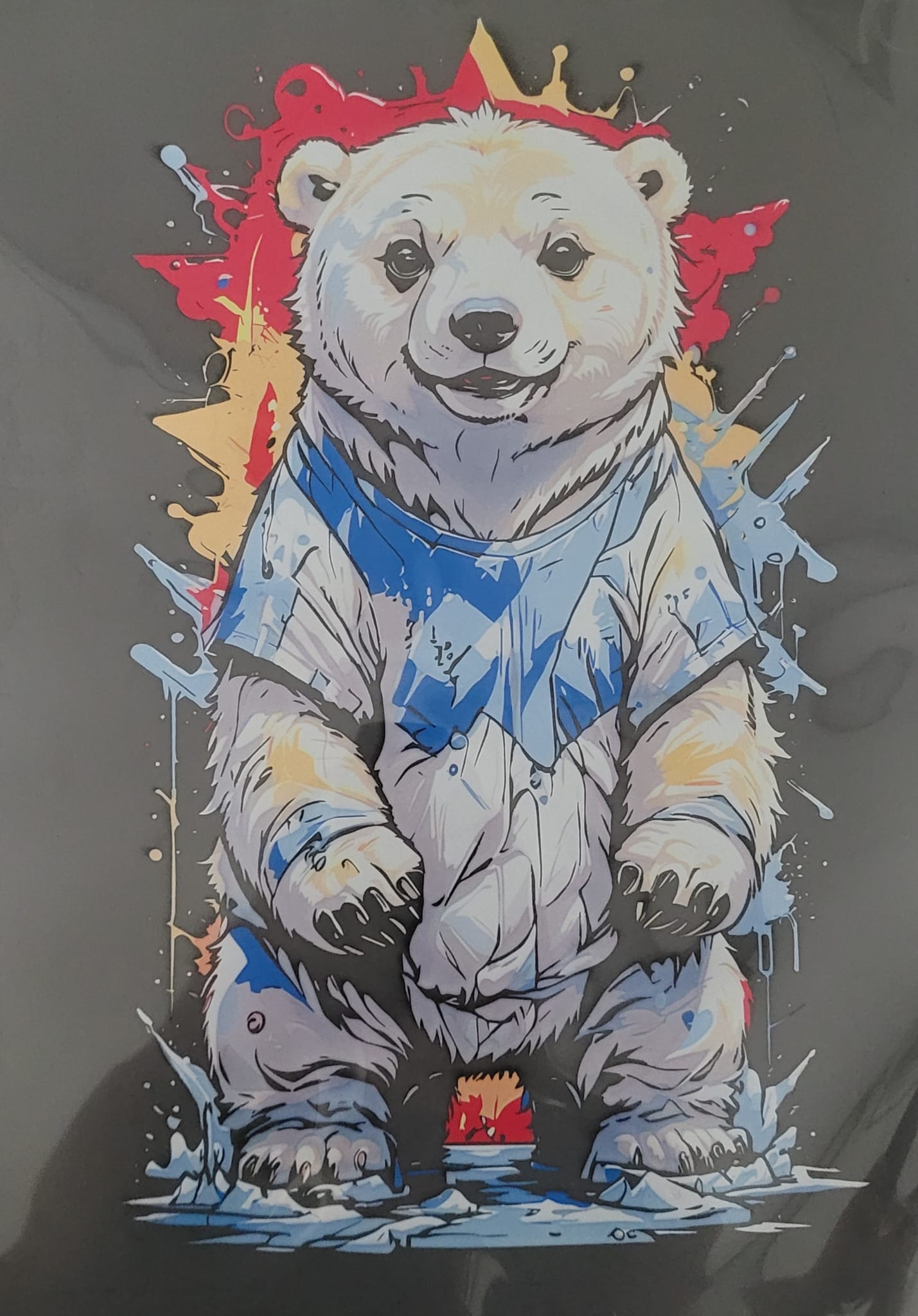 für schwarze T-Shirts Polar Bear