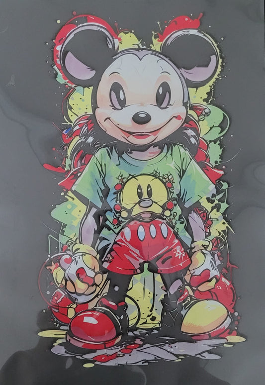 für schwarze T-Shirts Mouse