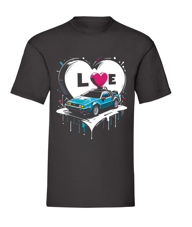 T-Shirt schwarz Delorian