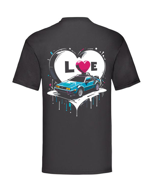 T-Shirt schwarz Delorian