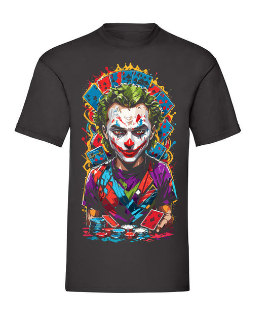 T-Shirt schwarz Joker wants to Play