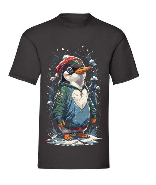 T-Shirt schwarz Penguin
